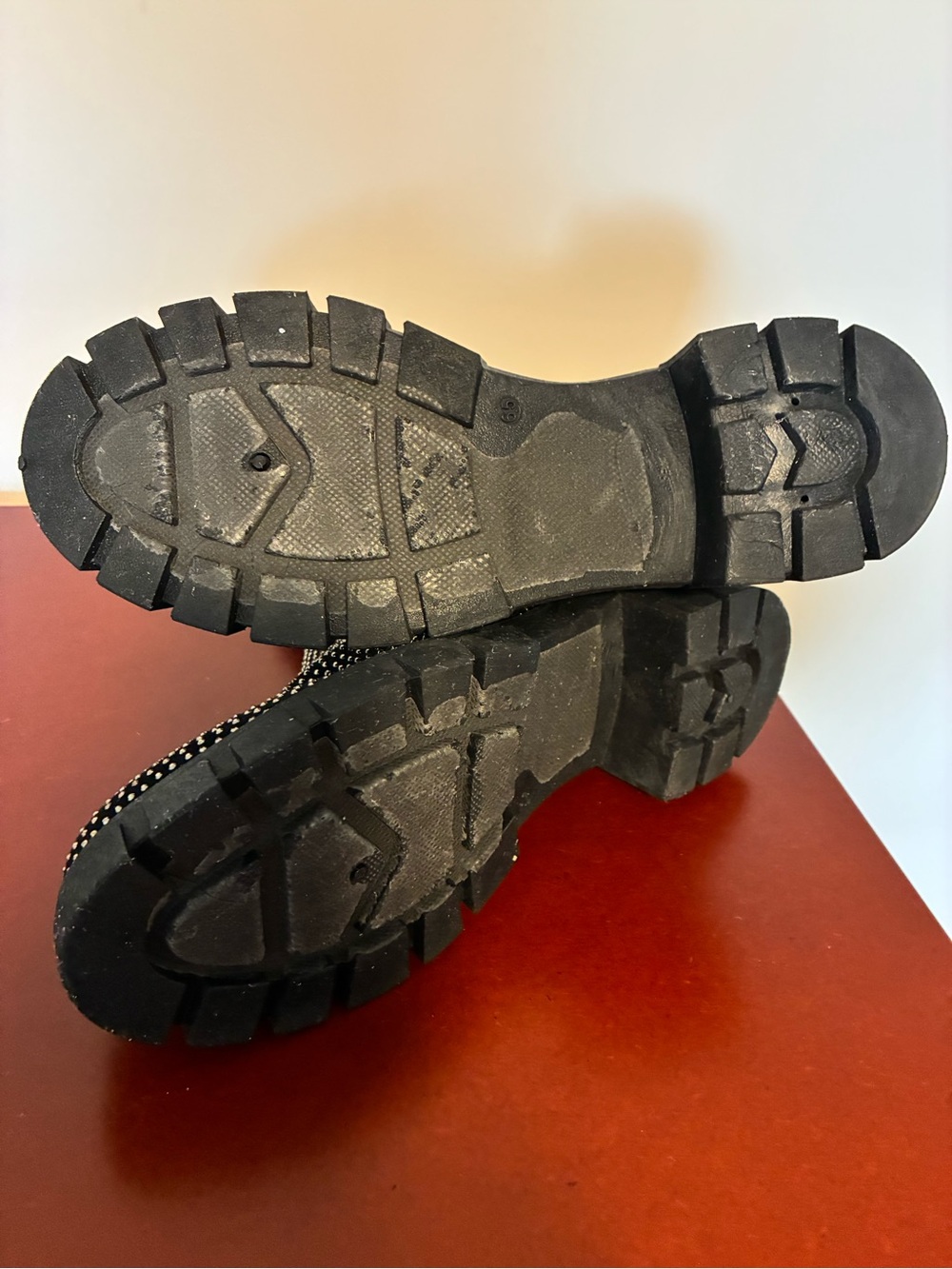 Design Lab Studded Knit Platform Chelsea Booties - Picture 8 of 8